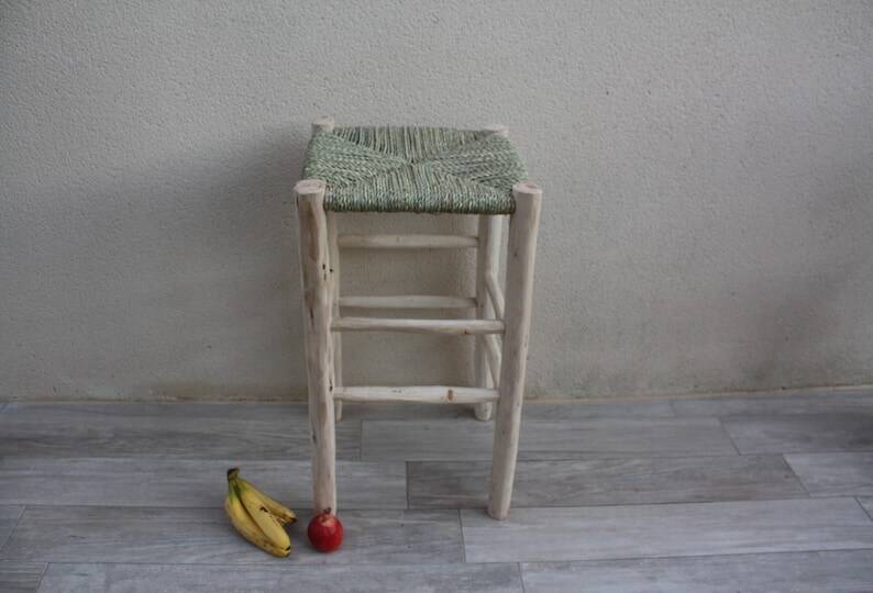 4 Moroccan handmade stools 60x30cm