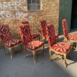 8 chaises de style estampillée M. Hirch