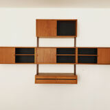 Danish modular teakwood  wall unit