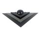 E lite - Memphis style - wall lamp - metal - glass - 80's