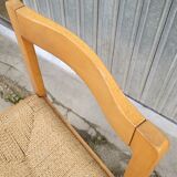 Pair of vintage Italian rope chairs - 1970s