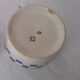 Blue checkerboard cup