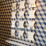 Scandinavian coat rack with 6 modular hooks