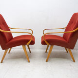 Pair of armchairs by Jaroslav Šmídek, 1960