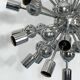 Vintage chrome sputnik by Reggiani. Italy 1970s