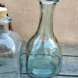 Duo of bottles/carafes, vintage