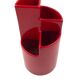 Franco Bettonica, red ceramic vase mod. fb1, Gabbianelli Italy ca. 1970