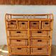 Commode en osier