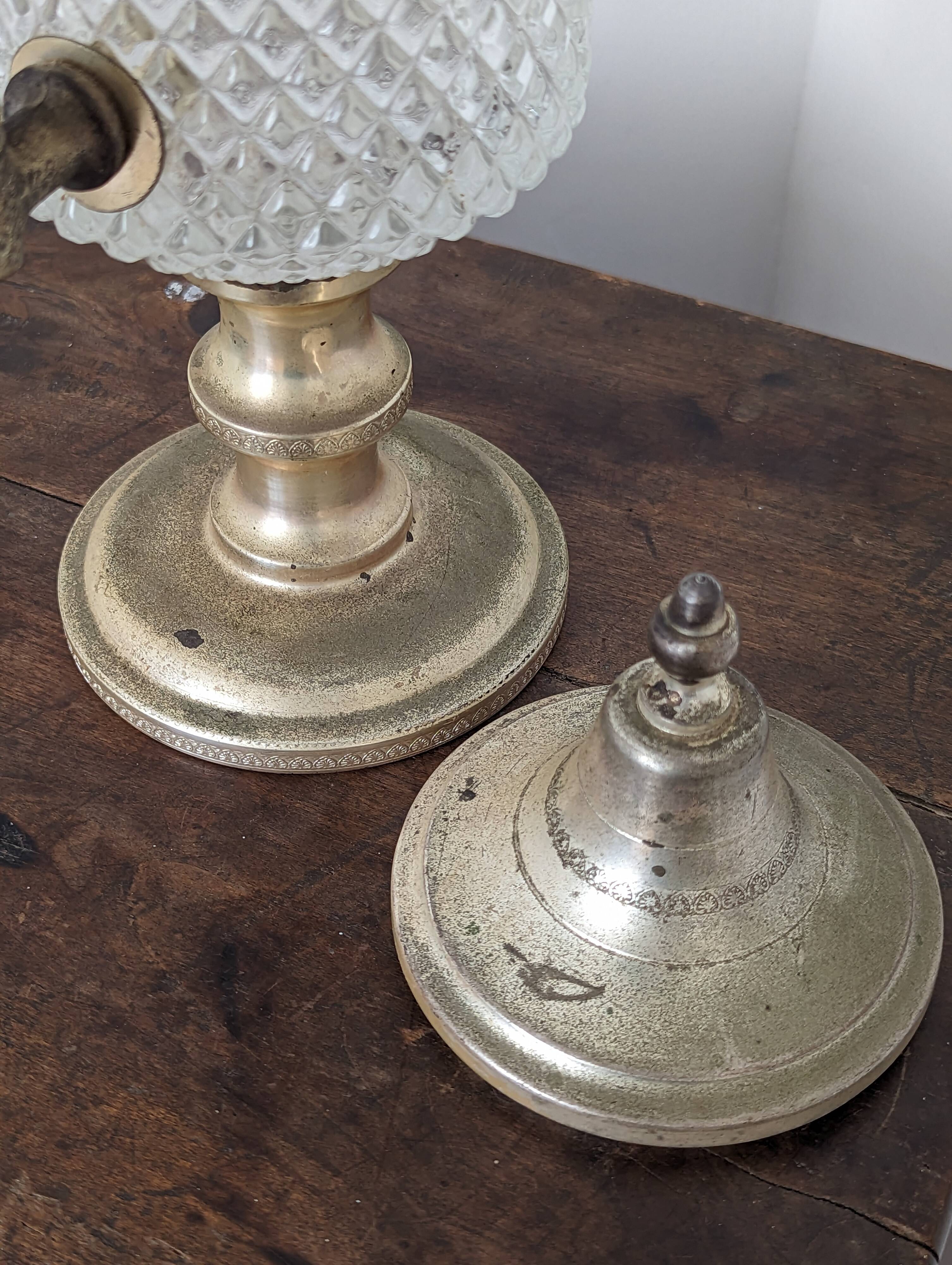 Crystal liqueur/absinthe fountain