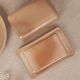 Old stoneware butter dish