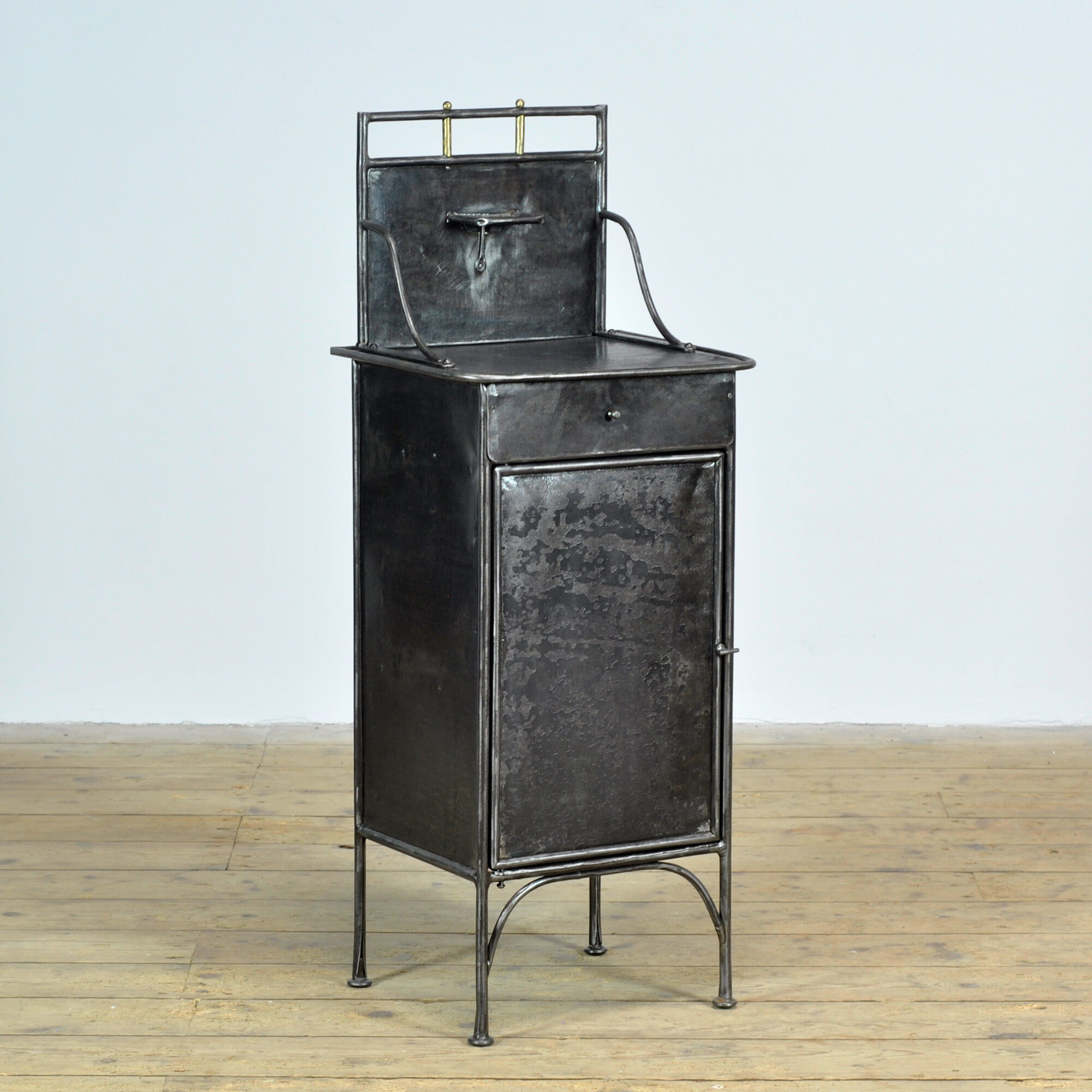 Iron bedside cabinet, 1910s