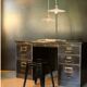 Pair of opaline bistro 1920 porcelain sockets