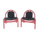Paire de fauteuils Baumann