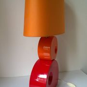 Lampe de table en céramique par Louis Drimmer, France 1980