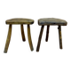 antique art brut stool