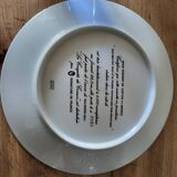 Salvador Dali numbered porcelain plate