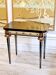 Swedish grace, game table with relief meander decoration, 1920s/30s.