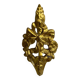 Patère en bronze doré
