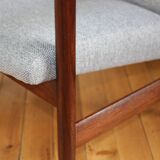 Pair of vintage Scandinavian teak armchairs from the 1960s