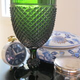 Set of 7 diamond-tipped glasses