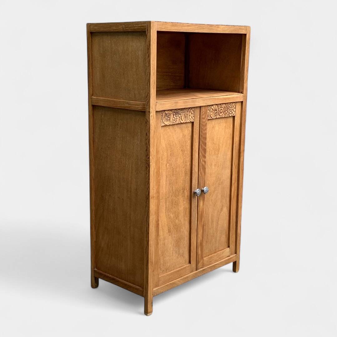 Buffet parisien art déco bois brut 1930