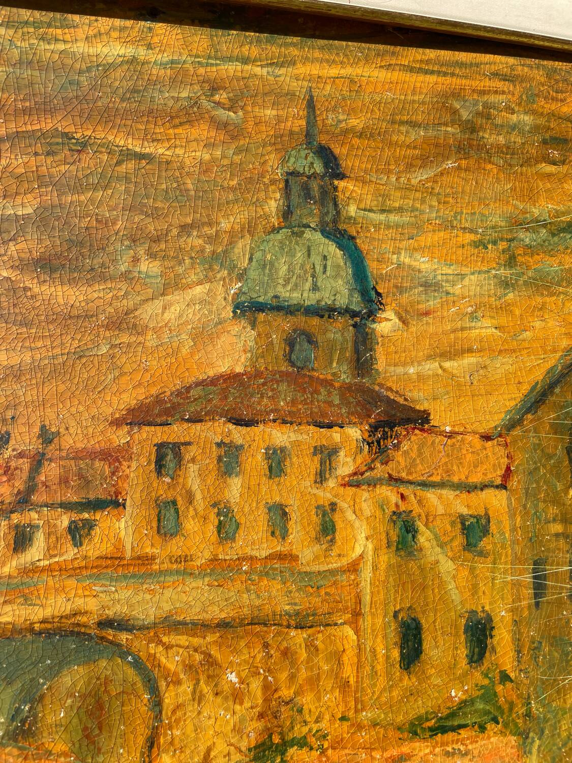 Cityscape painting by Jean-René Munoz