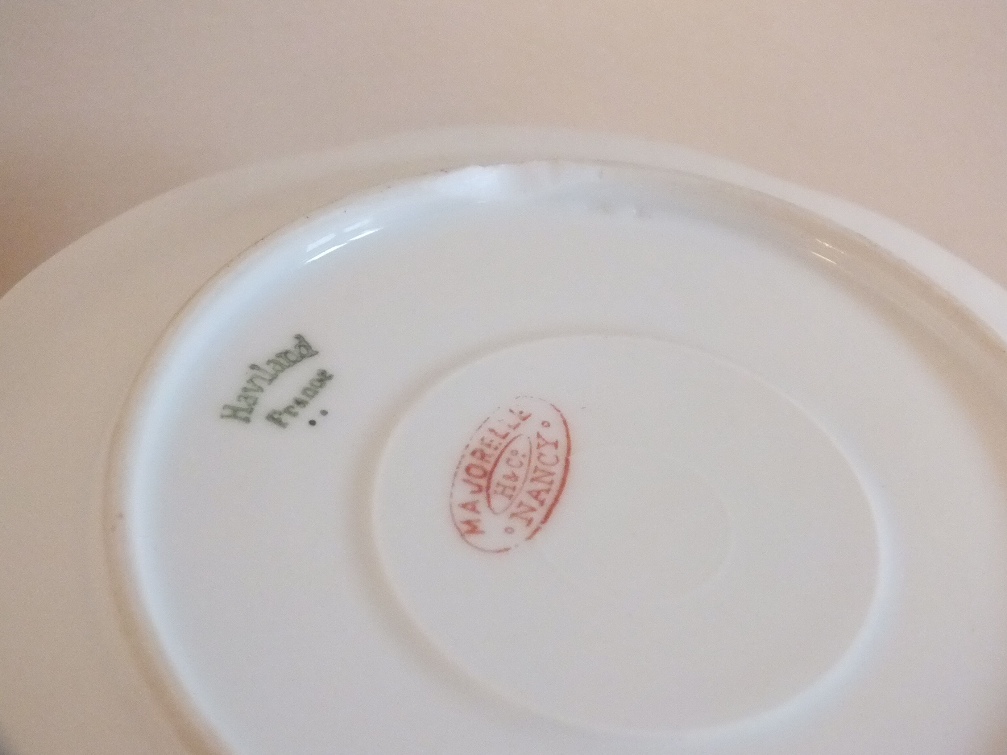 Majorelle Nancy for Haviland suite of 10 porcelain coffee cups