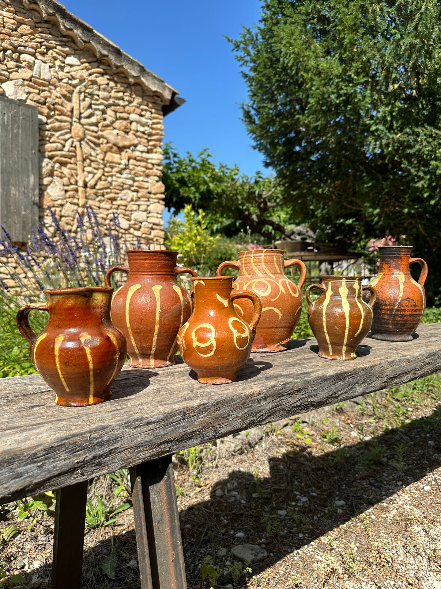 Jarre poterie en terre cuite ancienne