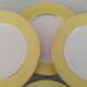 Assiettes plates en faïence Orchies Moulin des Loups Vintage