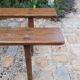 Pair of solid oak benches