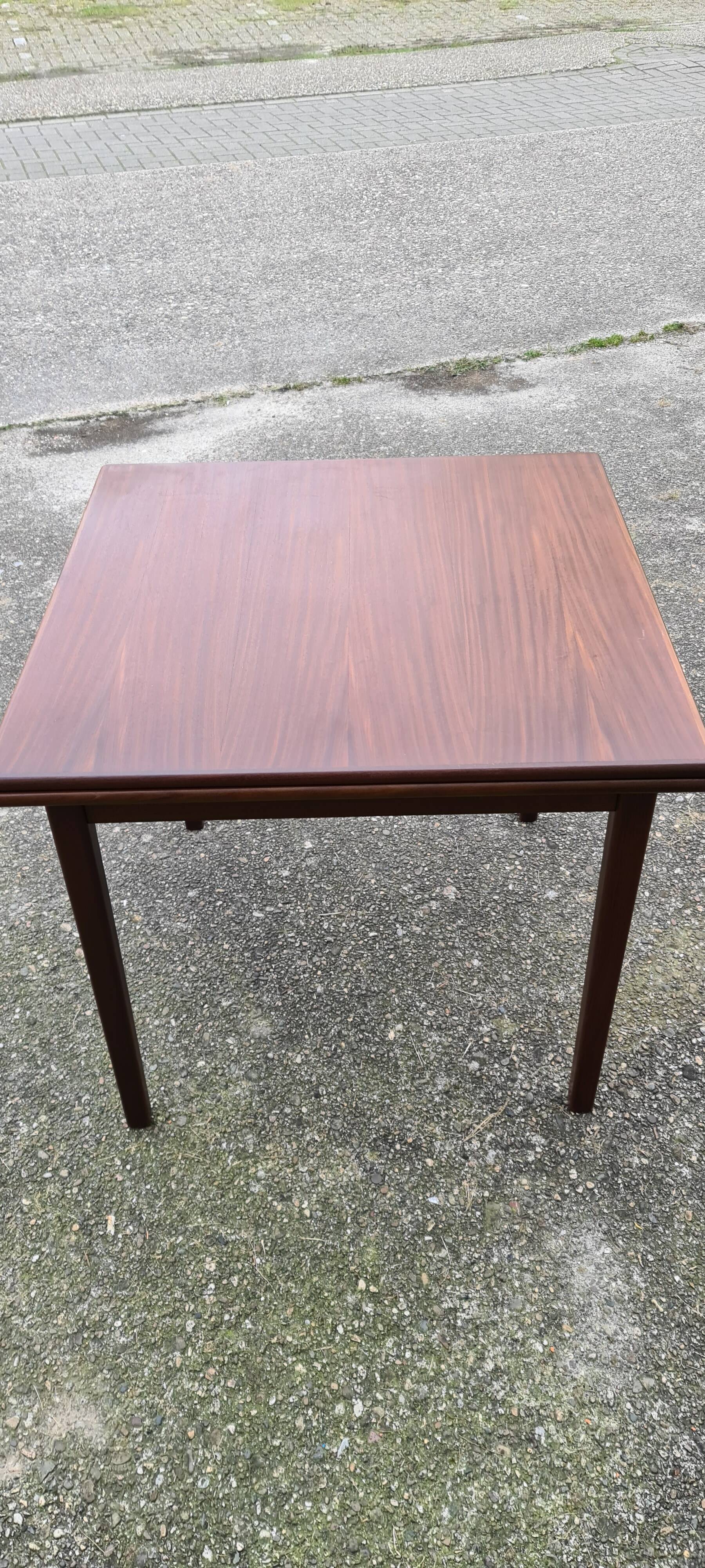 Vintage teak extendable dining table