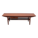 Large coffee table with magazine rack by O.M.F., 1960s