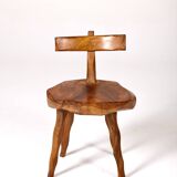Butalist chair in olive tree, 1960s
