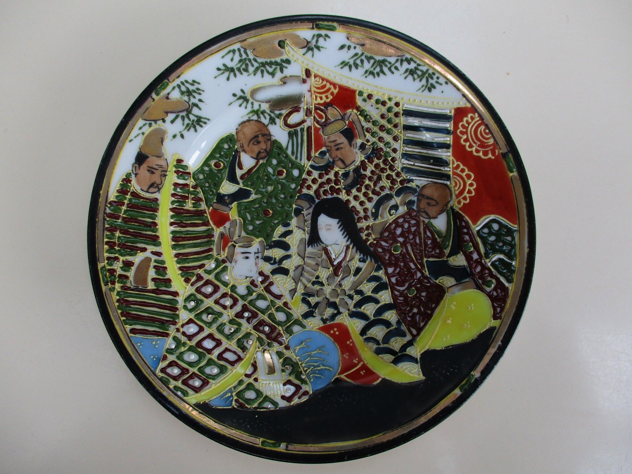 Assiettes porcelaine du japon satsuma