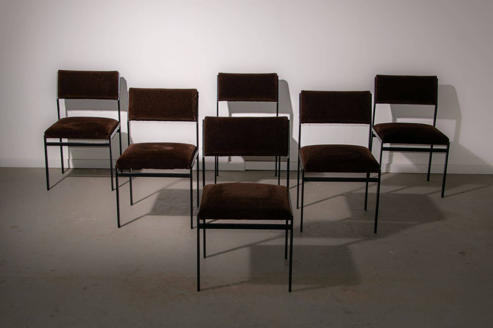 Chaises SM07 conçues par Cees Braakman pour Pastoe. Vers 1970