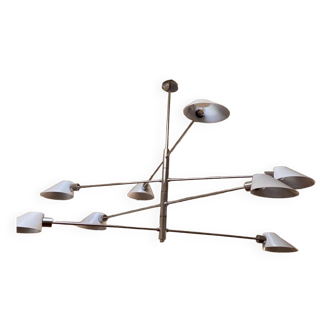 Cohen large adjustable metal pendant light