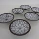 Ceramic bowls by Inge Böttger for BKW Keramik, 1960s, set of 6.