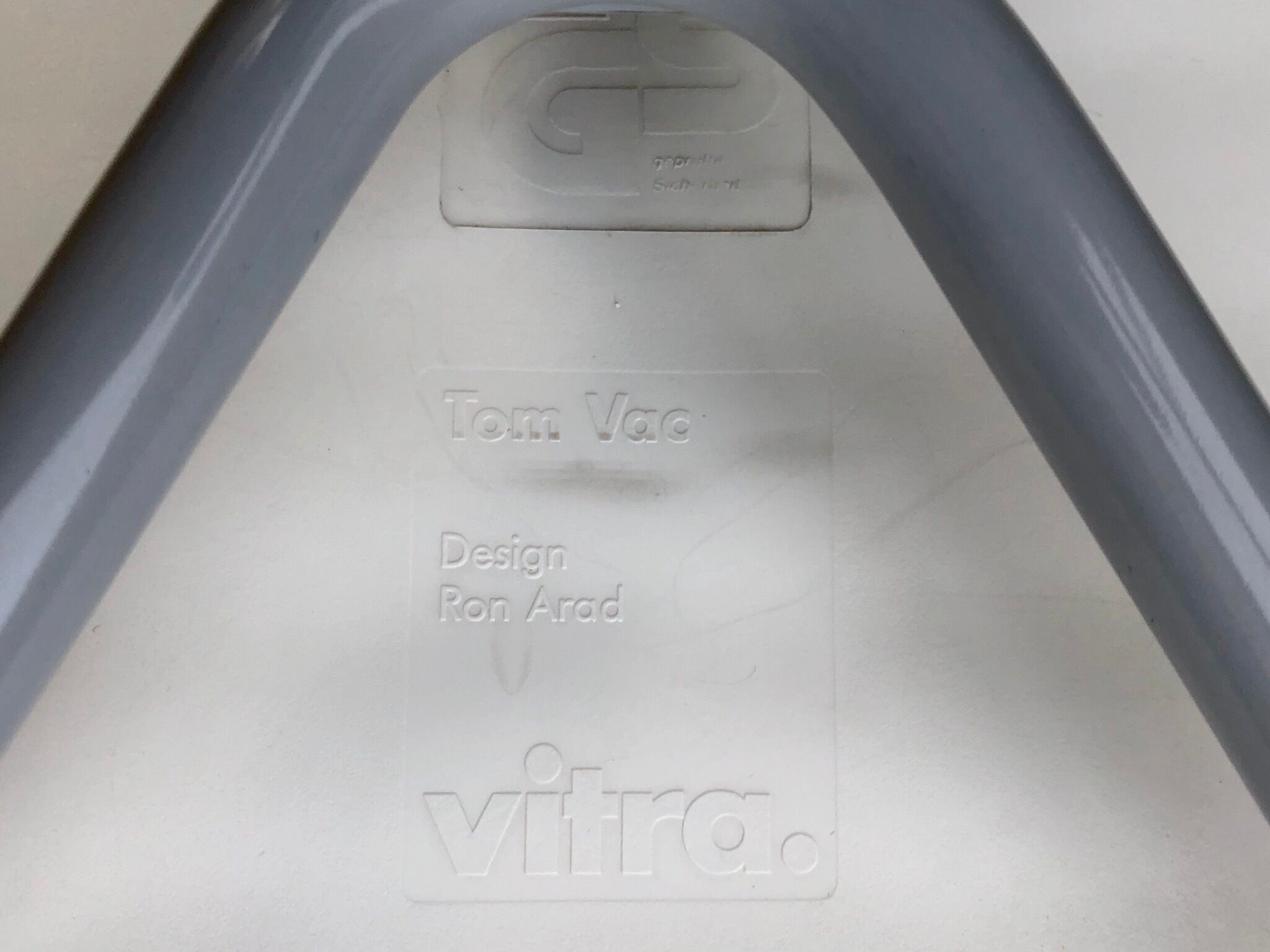 Tom Vac wheelchair design Ron Arad vintage Vitra 90 white