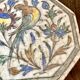 Ancient Persian tile in glazed earthenware