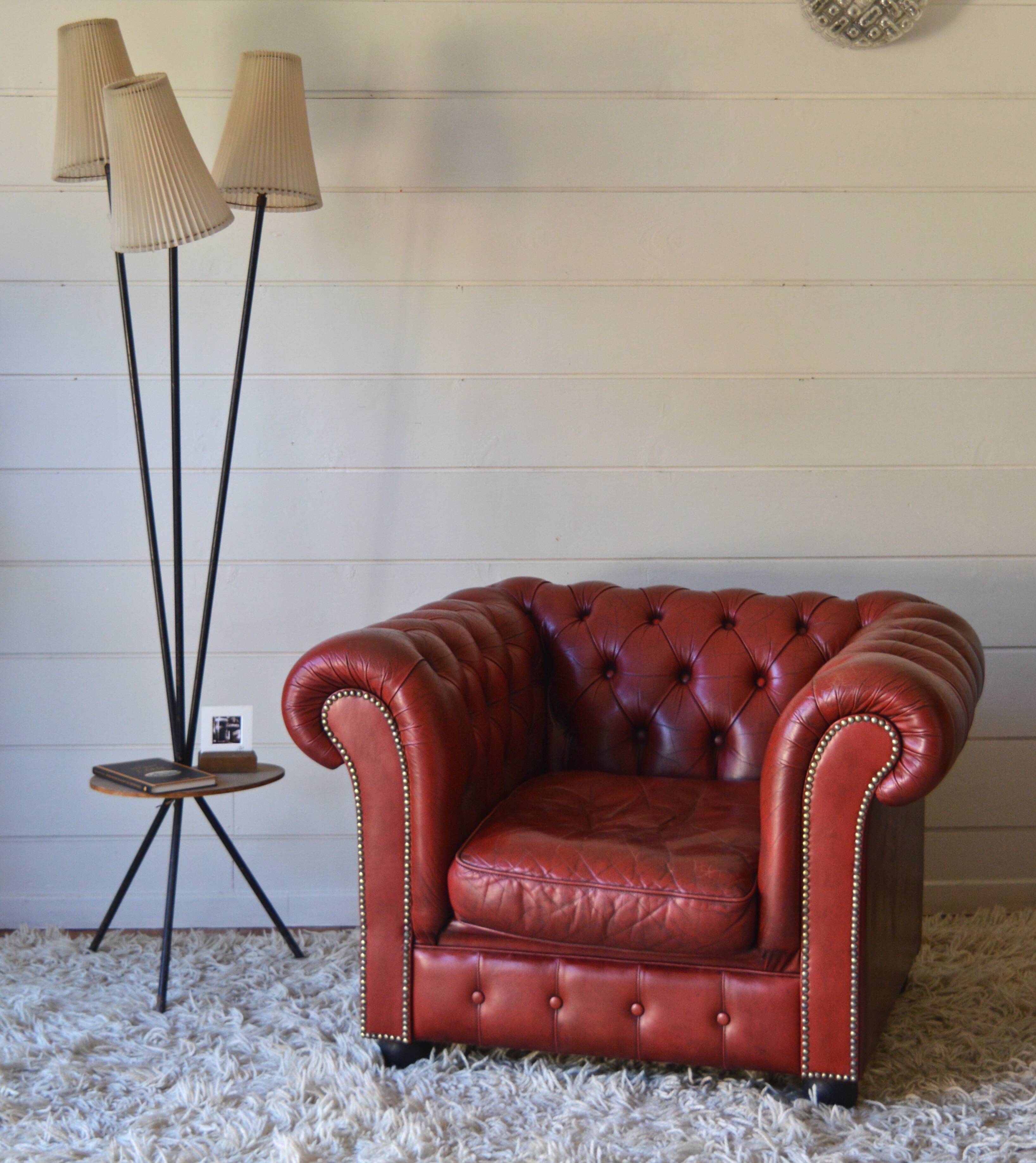 Fauteuil chesterfield