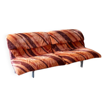 "Wave" canapé by Giovanni Offredi, Italy 1970s