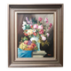 Tableau Nature morte aux fleurs et aux fruits signé Georges Mallet