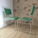 2 chrome Bauhaus chairs