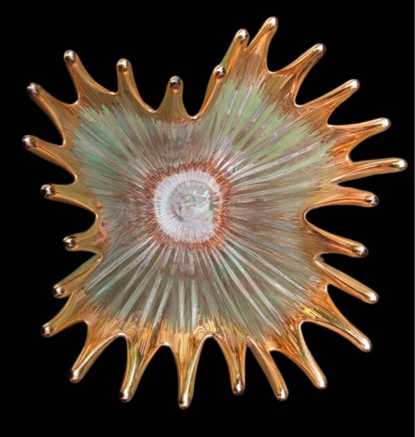 Ancienne grande coupe vase cristal de Bayel