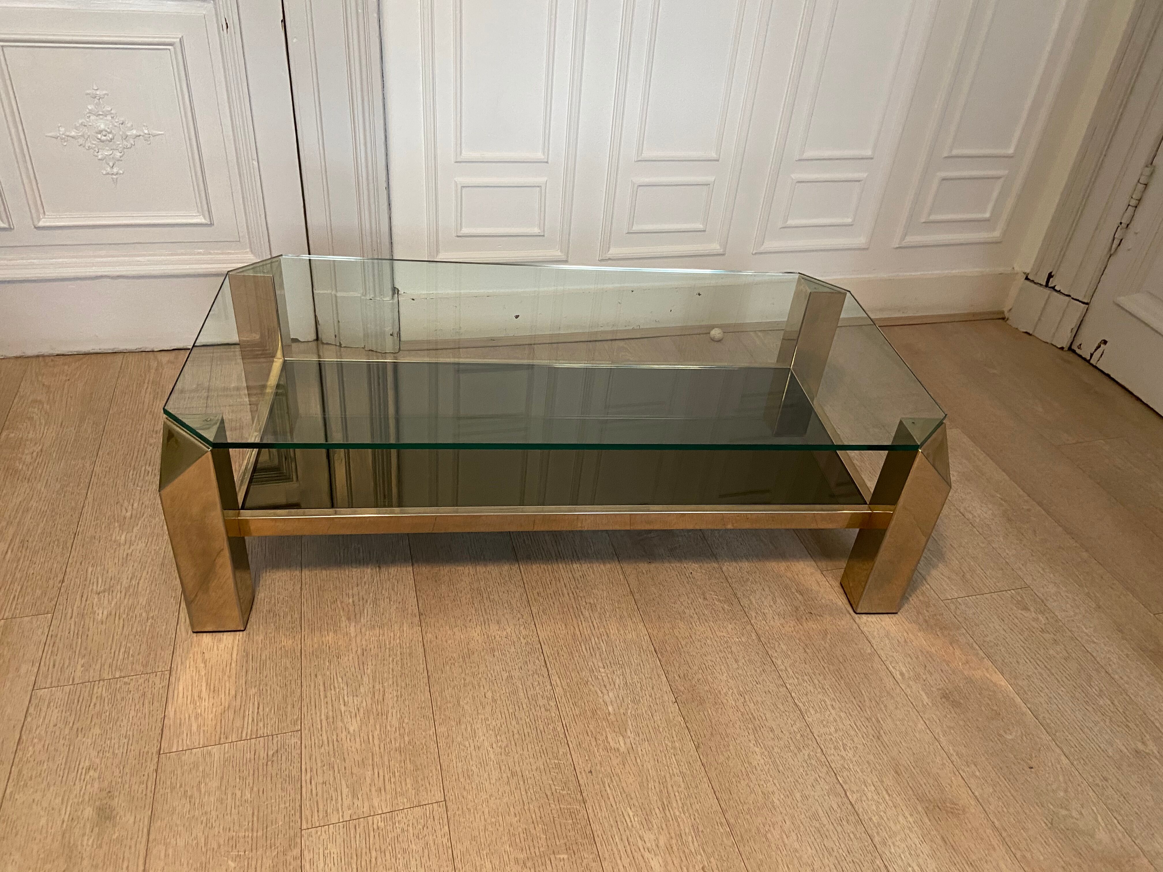Belgo Chrom gold coffee table at 23K