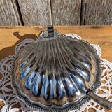Vintage shell butter dish with your knife