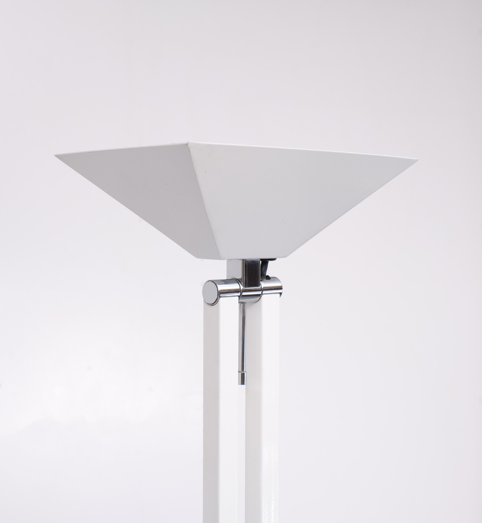 Post Modern White Floor Lamp 1980s Belgium