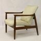 Armchair GFM-142 by Edmund Homa 1960s beige fabric.