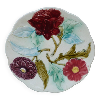 Flower pattern slip plate