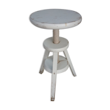 Wooden white screw stool
